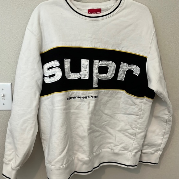 Supreme Piping Crewneck FW19 - Picture 2 of 3